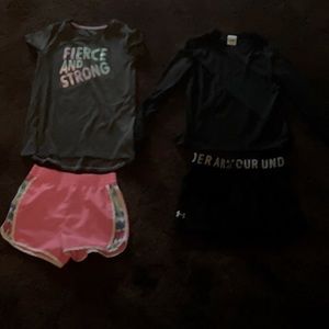 Girls t-shirt, short sets.